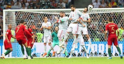 Showman - Ronaldo&#039;s spectacular free kick earned a 3-3 draw for Portugal