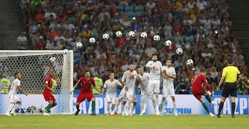 Football: Portugal vs Spain at World Cup