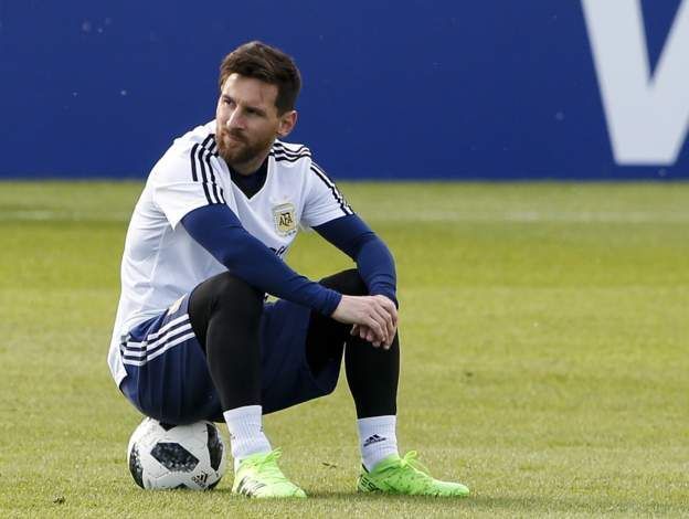 Lionel Messi's curse for Argentina continued as he missed a penalty