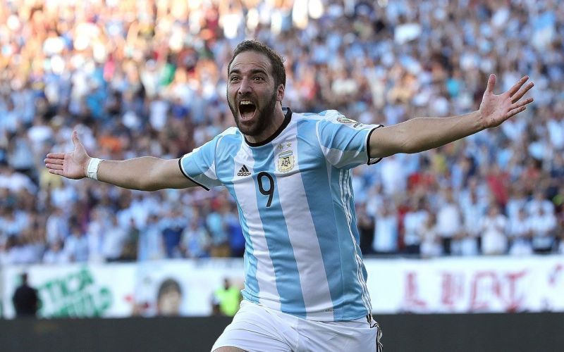 Higuain was born in France and plays for Argentina