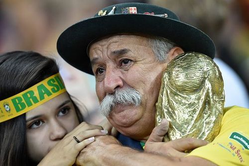 FUSSBALL WM 2014, HALBFINALE: Brasilien - Deutschland