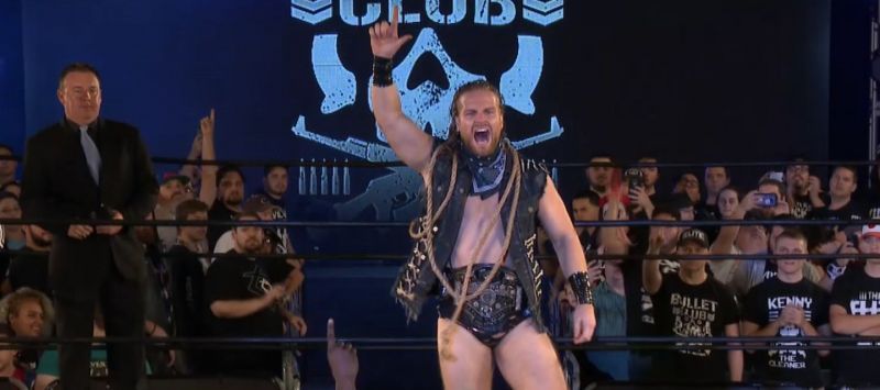 Adam Page as a member of the Bullet Club