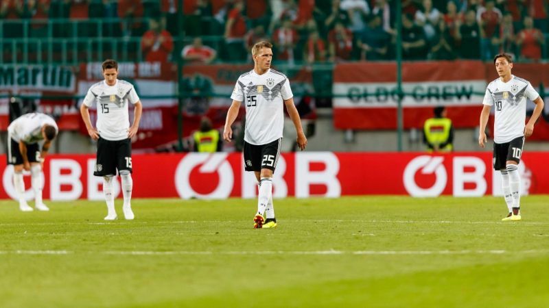 Germany aren't at full strength with World Cup just over 10 days away