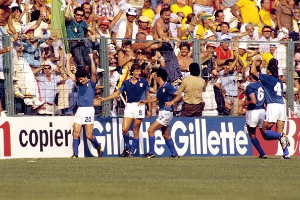 Soccer - World Cup Spain 1982 - Group C - Brazil v Italy - Sarria Stadium