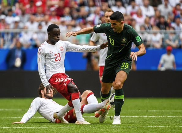 2018 FIFA World Cup Football Group C Denmark v Australia Jun 21st