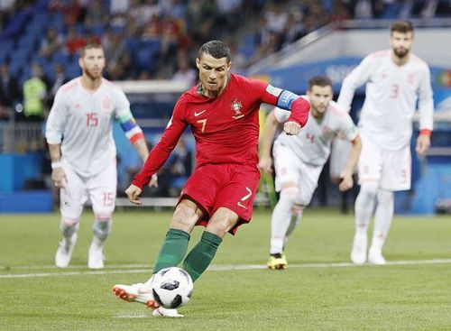 Football: Spain vs Portugal at World Cup