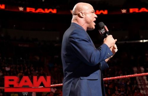 WWE RAW General Manager Kurt Angle may have a surprise return in store for the WWE Universe, as Alicia Fox is present backstage at tonight's tapings