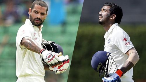 Image result for shikhar dhawan and kl rahul