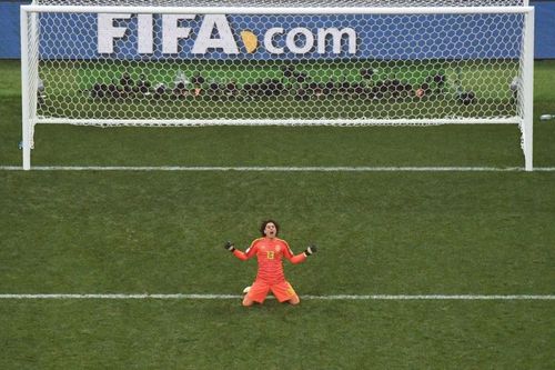 Mexico's hero Ochoa after an amazing performance against Germnay