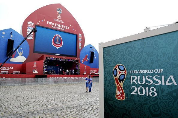 2018 FIFA World Cup Fan Zone opens in Kaliningrad