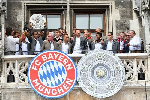 FC Bayern Muenchen Celebrate Winning The Bundesliga