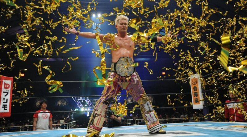 Bring out the fireworks, Okada is relinquishing the gold belt for a grand briefcase
