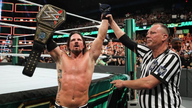AJ Styles finally overcome Shinsuke Nakamura at Money in the Bank 