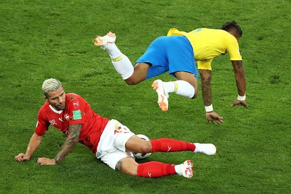 Behrami battled tenaciously to nullify Brazil