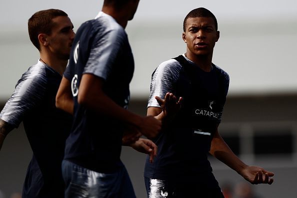 France Training Session