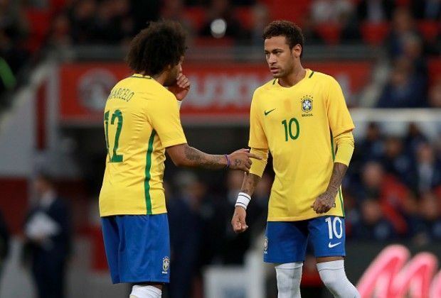 Marcelo and Neymar.