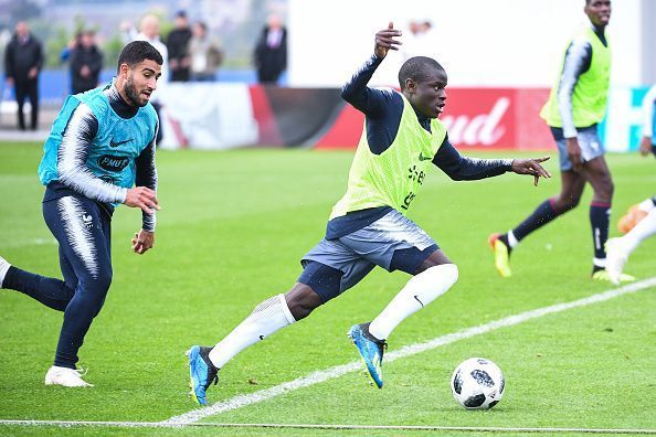 France training session and press conference