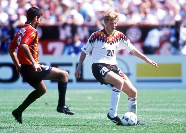 FUSSBALL: WM 1994 USA, GER - ESP 1:1