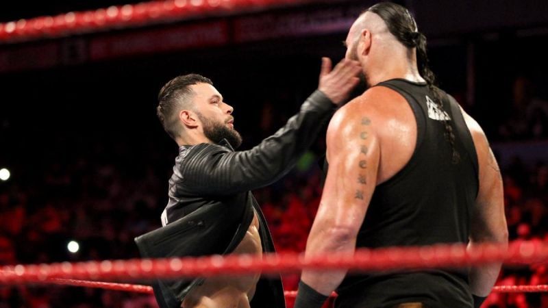 Finn Balor slapped Braun Strowman