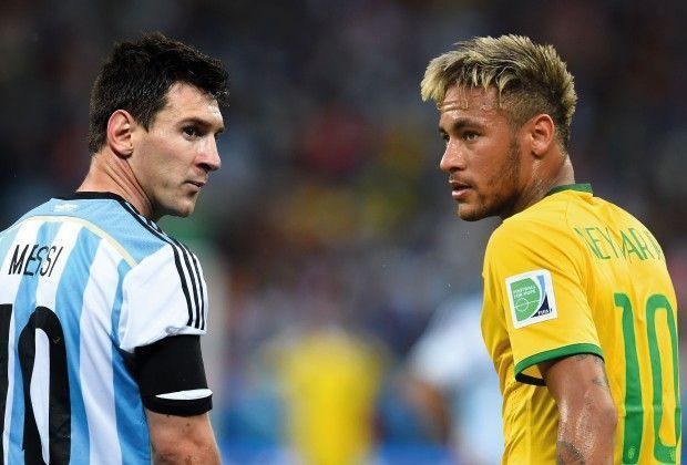 Image result for messi and neymar in national side