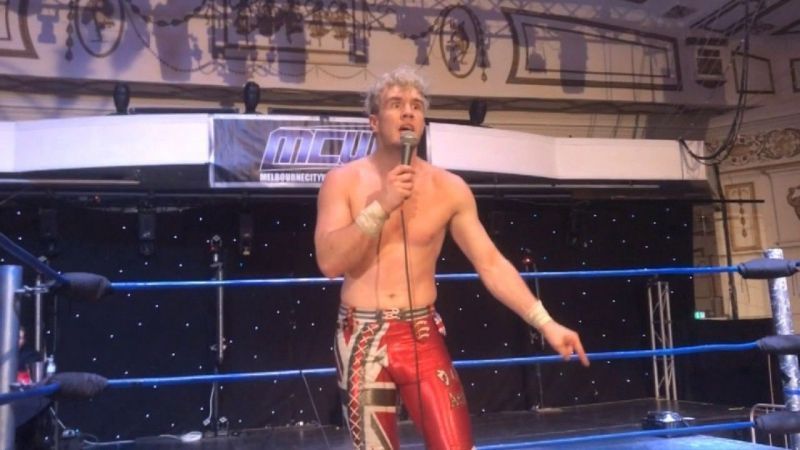 Will Ospreay plying his trade on the independent circuit