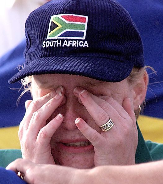 Cricket/Aus v SA/Fan Crying