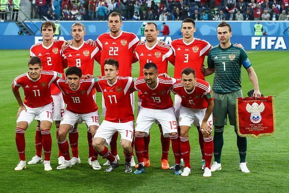 2018 FIFA World Cup group stage: Russia vs Egypt