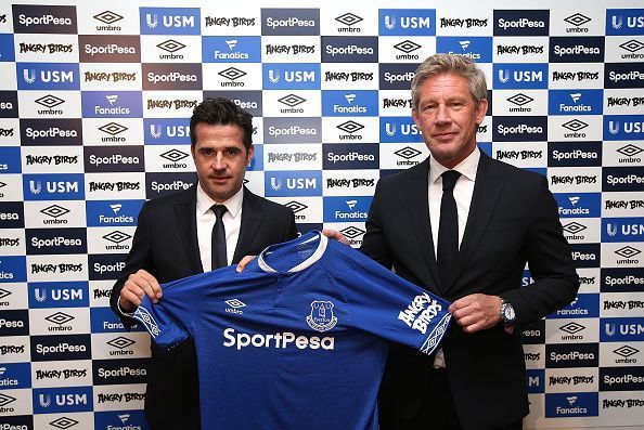 Everton Marco Silva and Marcel Brands Press Conference