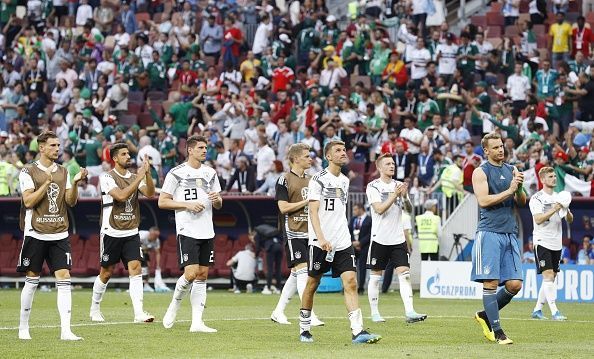 Football: Germany vs Mexico at World Cup