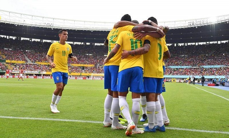 Brazil are the favourite among the bookies