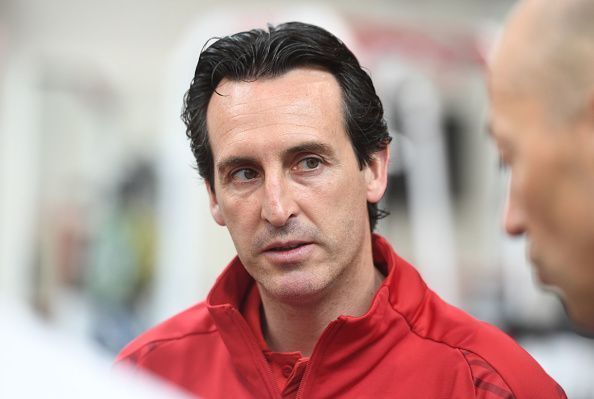 New Arsenal Head Coach Unai Emery at the Arsenal Training Ground