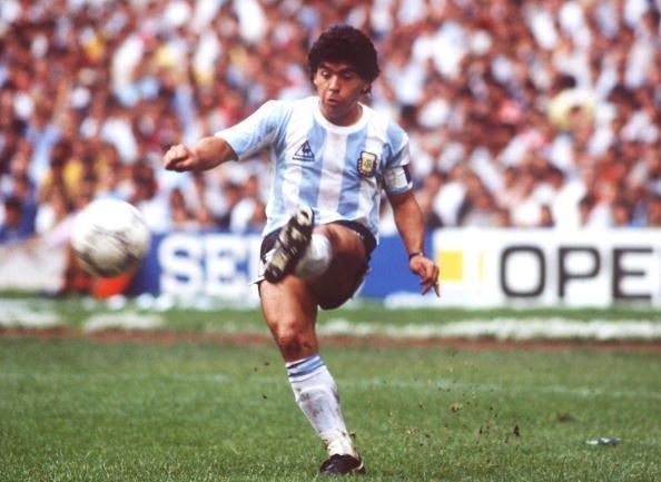 FUSSBALL: WM 1986 in MEXIKO, ARGENTINIEN - BELGIEN 2:0