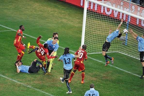 The Luis Suarez handball