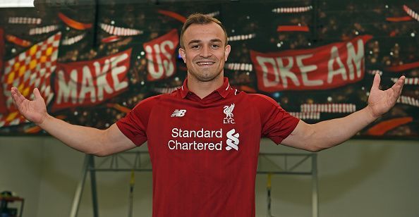 Liverpool Unveil New Signing Xherdan Shaqiri