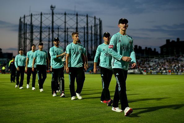 Surrey after completing the win against Essex Eagles