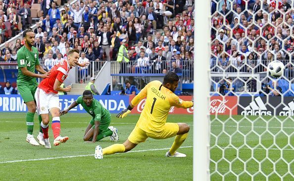 Football: Russia vs Saudi Arabia at World Cup