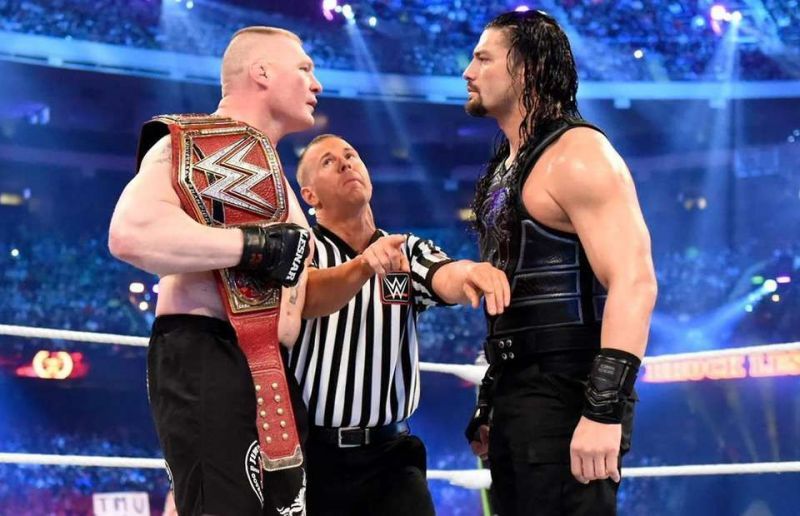 Roman Reigns and Brock Lesnar