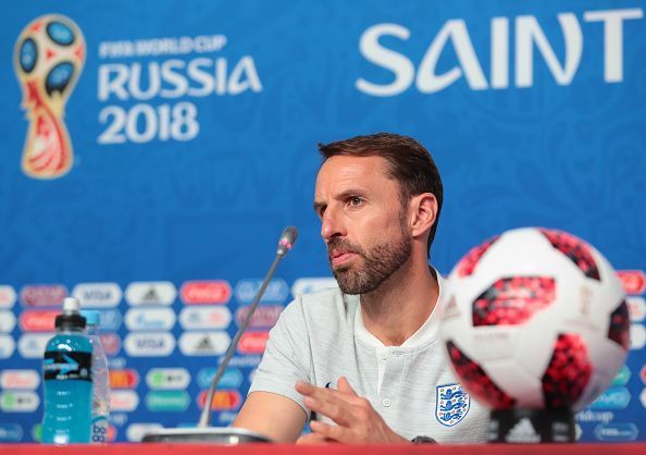 SOCCER: JUL 13 FIFA World Cup - Belgium v England Press Conference