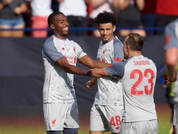 Liverpool defeated Manchester United by 4 goals to 1 in a friendly fixture