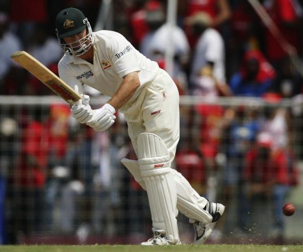 Steve Waugh of Australia in action