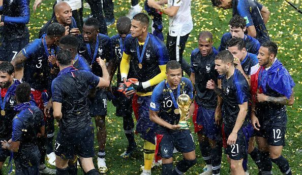 France were crowned champions of the world in the end