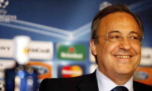 Florentino Perez and Michel Platini - Press Conference