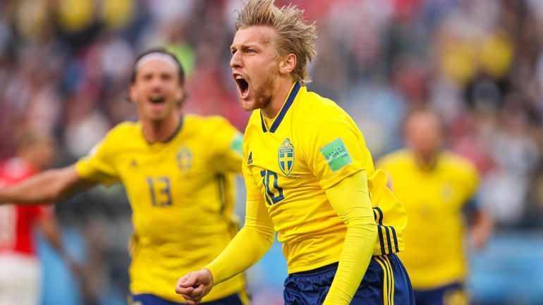 Emil Forsberg scored the decisive goal for Sweden in their 1-0 victory over Switzerland 