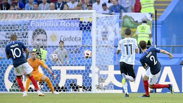 Football: France vs Argentina at World Cup