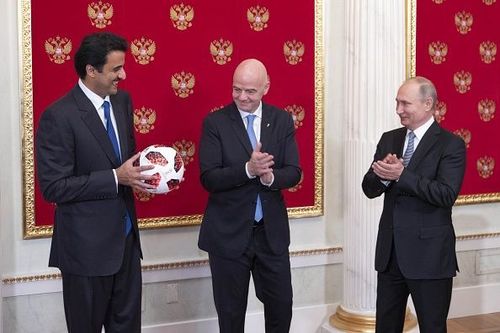 Handover ceremony for the 2022 World Cup