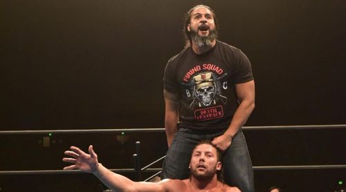 Tama Tonga following his attack at The G1 