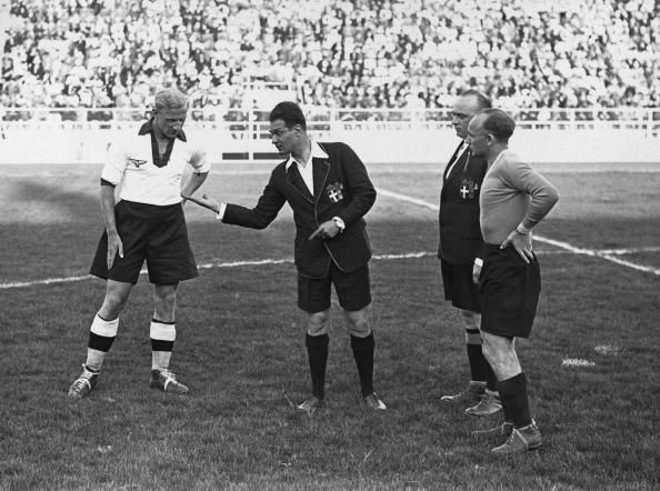 Football match between Austria and Germany