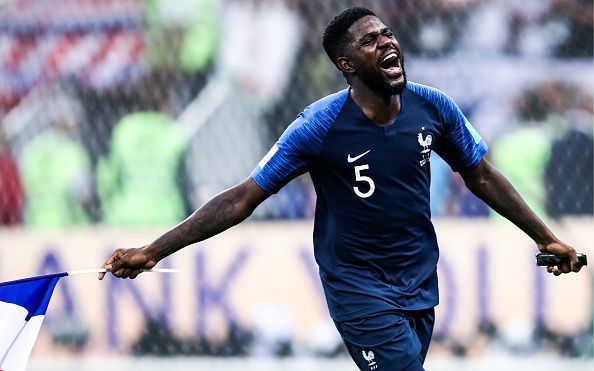 Umtiti managed to keep Croatia at bay for prolonged periods