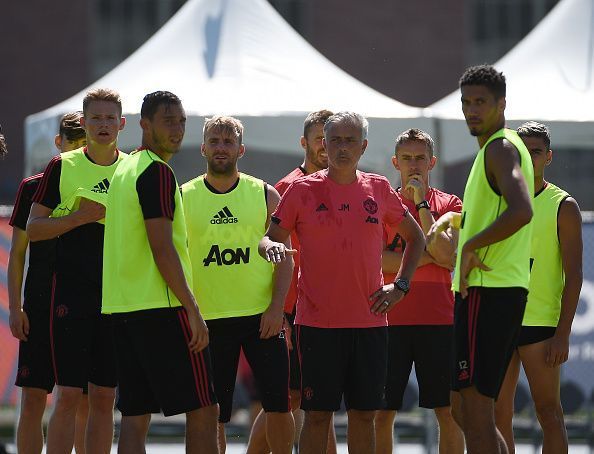 Manchester United Pre-Season Training and Press Conference