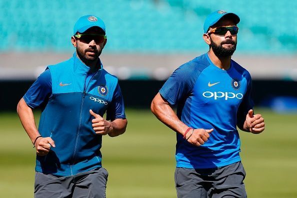 Virat Kohli and Ajinkya Rahane